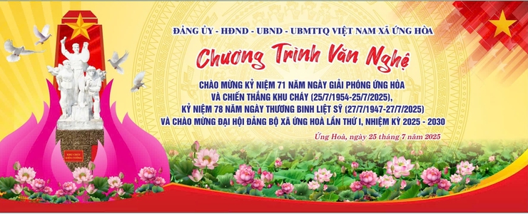  Lễ thắp nến tri ân và Chương trình văn nghệ kỷ niệm các ngày lễ lớn, chào mừng Đại hội Đảng bộ xã Ứng Hòa lần thứ I, nhiệm kỳ 2025 – 2030- Ảnh 1.