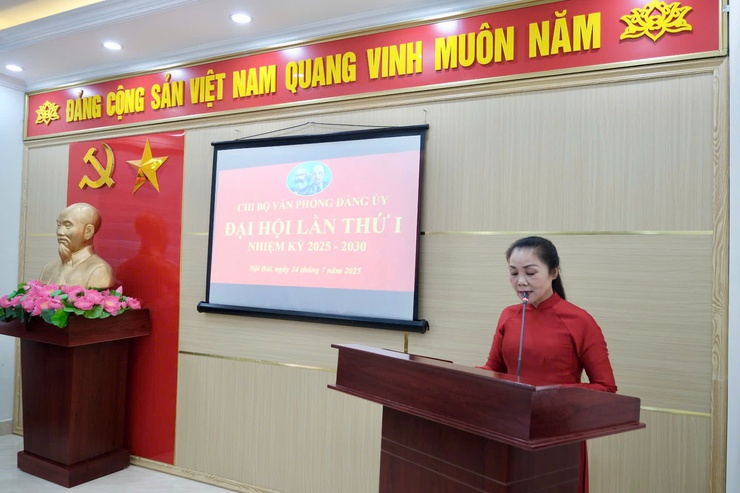 5/5 CHI BỘ TRỰC THUỘC ĐẢNG BỘ CÁC CƠ QUAN ĐẢNG XÃ NỘI BÀI TỔ CHỨC THÀNH CÔNG ĐẠI HỘI LẦN THỨ I, NHIỆM KỲ 2025-2030- Ảnh 3.