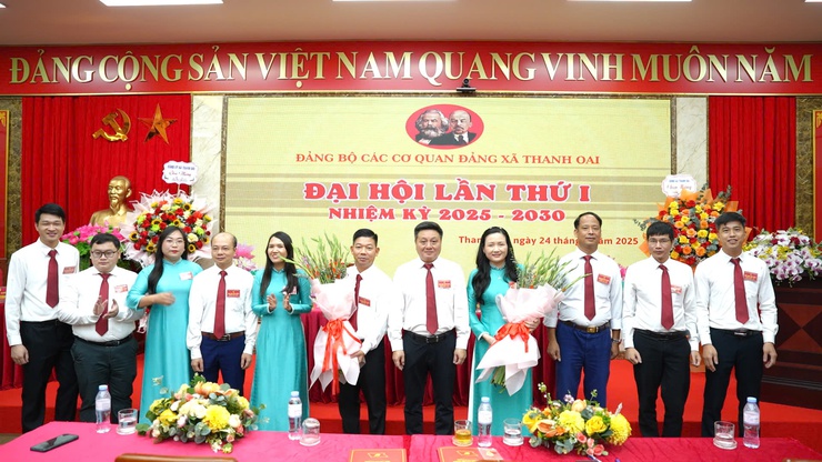 Đại hội Đảng bộ các cơ quan Đảng xã Thanh Oai lần thứ I, nhiệm kỳ 2025 – 2030- Ảnh 3.