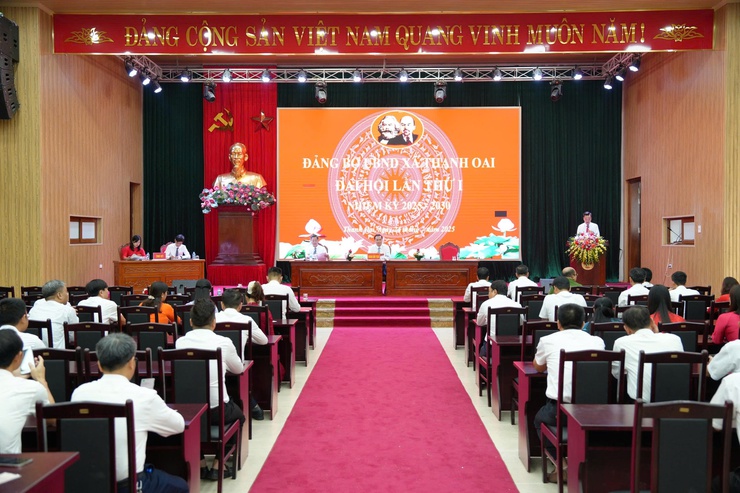 Đại hội Đảng bộ UBND xã Thanh Oai lần thứ I, nhiệm kỳ 2025–2030: Đoàn kết – Đổi mới – Phát triển- Ảnh 1.