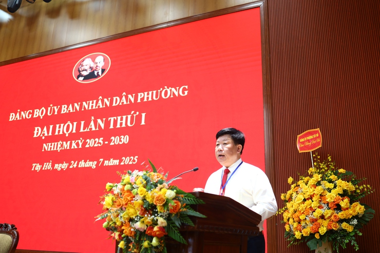 Đại hội UBND phường Tây Hồ lần thứ I, nhiệm kỳ 2025 – 2030 thành công tốt đẹp: Khởi đầu cho sự đổi mới và phát triển- Ảnh 1.