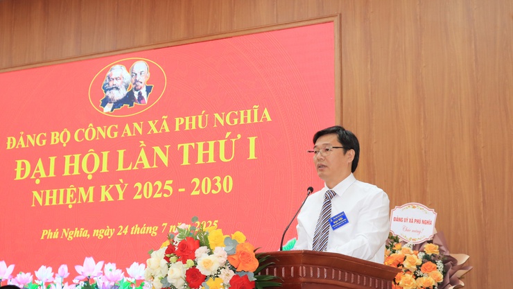 Đại hội Đảng bộ Công an xã Phú Nghĩa lần thứ nhất, nhiệm kỳ 2025 – 2030: Đánh dấu bước phát triển mới trong xây dựng lực lượng Công an xã trong giai đoạn hiện nay- Ảnh 3.