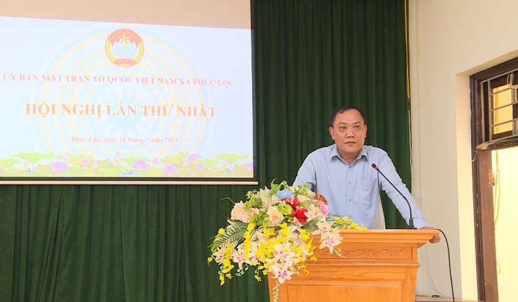 Hội nghị lần thứ nhất Ủy ban MTTQ Việt Nam xã Phúc Lộc, nhiệm kỳ 2024 - 2029- Ảnh 3.