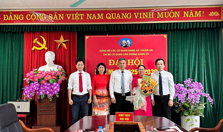 Đại hội các Chi bộ trực thuộc Đảng bộ các cơ quan Đảng xã Thuận An- Ảnh 2.