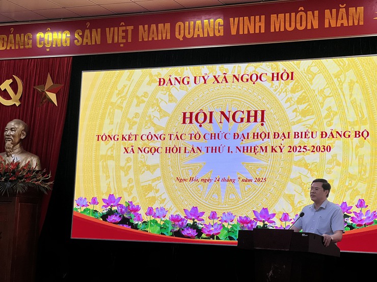 Xã Ngọc Hồi :Tổng kết công tác tổ chức Đại hội Đại biểu Đảng bộ xã Ngọc Hồi lần thứ I, nhiệm kỳ 2025 - 2030- Ảnh 2.