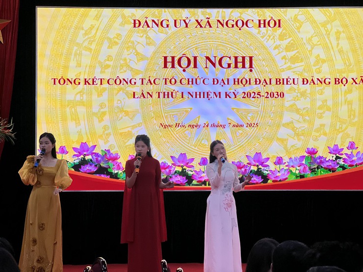 Xã Ngọc Hồi :Tổng kết công tác tổ chức Đại hội Đại biểu Đảng bộ xã Ngọc Hồi lần thứ I, nhiệm kỳ 2025 - 2030- Ảnh 3.