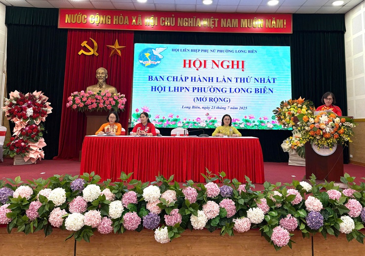 Hội nghị lần thứ nhất Ban Chấp hành Hội Liên hiệp Phụ nữ phường Long Biên (mở rộng)- Ảnh 3.