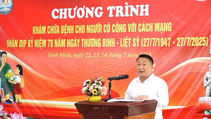 Xã Bình Minh tổ chức khám, tư vấn sức khỏe, cấp thuốc miễn phí cho người có công với cách mạng- Ảnh 2.
