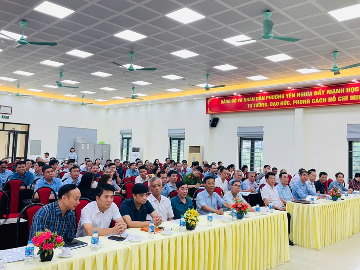 ĐẢNG ỦY PHƯỜNG YÊN NGHĨA TỔ CHỨC HỘI NGHỊ LẤY Ý KIẾN ĐÓNG GÓP VÀO DỰ THẢO BÁO CÁO CHÍNH TRỊ TRÌNH ĐẠI HỘI ĐẠI BIỂU ĐẢNG BỘ PHƯỜNG LẦN THỨ NHẤT - Ảnh 1.
