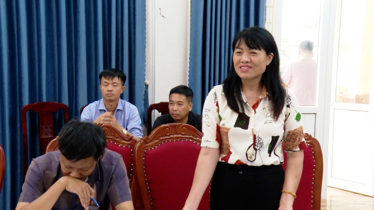Ứng Hòa: Hội nghị thống nhất phương án cưỡng chế, đảm bảo an ninh trật tự tổ chức thi công dự án: Đầu tư xây dựng đường trục phía Nam Km34+950 đến Km35+170 địa phận thôn Giang Triều.- Ảnh 2.