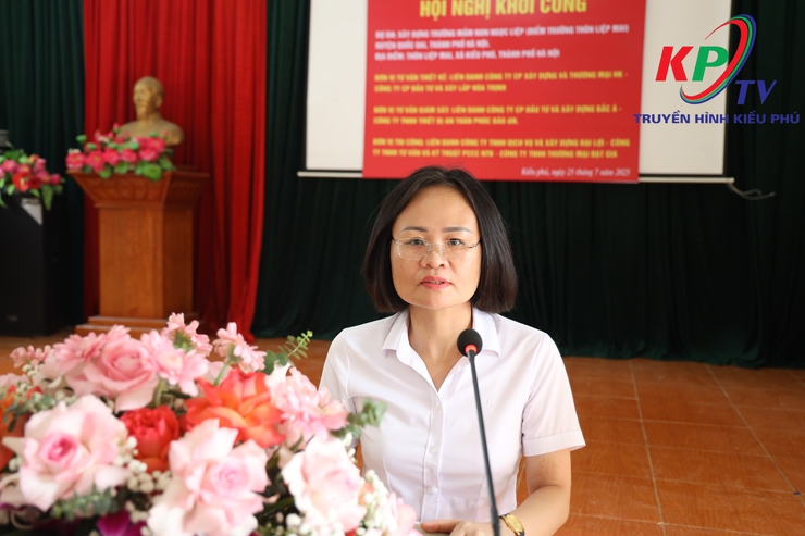 Ban quản lý dự án đầu tư- Hạ tầng xã Kiều Phú tổ chức khởi công công trình: xây dựng Trường mầm non Ngọc Liệp ( Điểm Trường thôn Liệp Mai)- Ảnh 7.