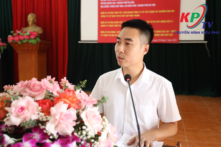 Ban quản lý dự án đầu tư- Hạ tầng xã Kiều Phú tổ chức khởi công công trình: xây dựng Trường mầm non Ngọc Liệp ( Điểm Trường thôn Liệp Mai)- Ảnh 9.