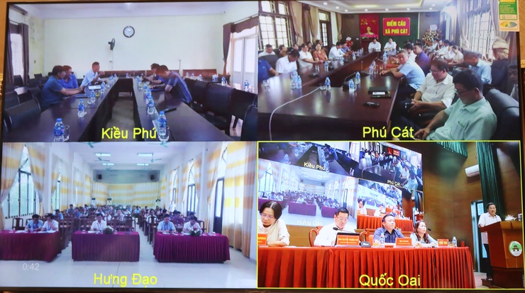 Cử tri 4 xã Quốc Oai, Kiều Phú, Phú Cát và Hưng Đạo đánh giá cao kỳ họp thứ hai mươi lăm HĐND thành phố Hà Nội- Ảnh 3.
