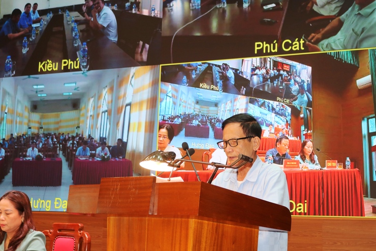 Cử tri 4 xã Quốc Oai, Kiều Phú, Phú Cát và Hưng Đạo đánh giá cao kỳ họp thứ hai mươi lăm HĐND thành phố Hà Nội- Ảnh 6.