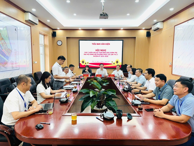 Hội nghị các Tiểu ban Đại hội Đảng bộ phường Phúc Lợi lần thứ I, nhiệm kỳ 2025-2030- Ảnh 2.