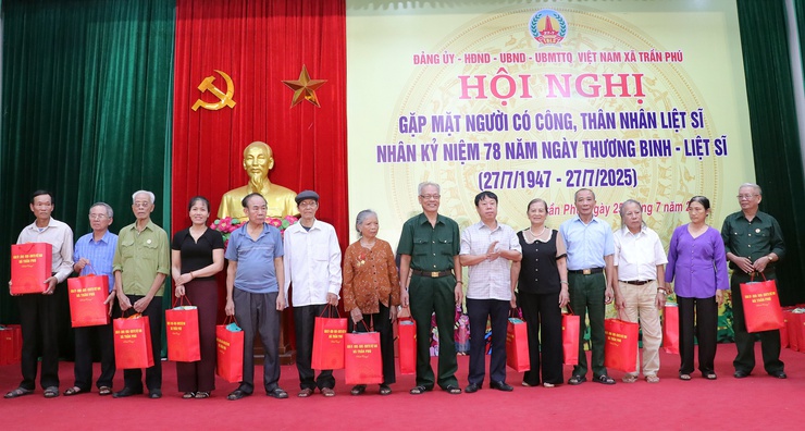 Trần Phú: tổ chức hội nghị gặp mặt, tri ân gia đình chính sách, người có công với cách mạng- Ảnh 7.