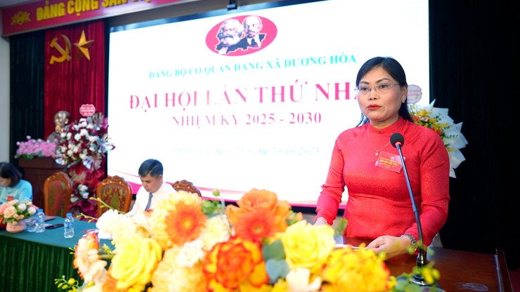 Đại hội Đảng bộ cơ quan Đảng xã Dương Hoà tổ chức Đại hội lần thứ I, nhiệm kỳ 2025 – 2030- Ảnh 5.