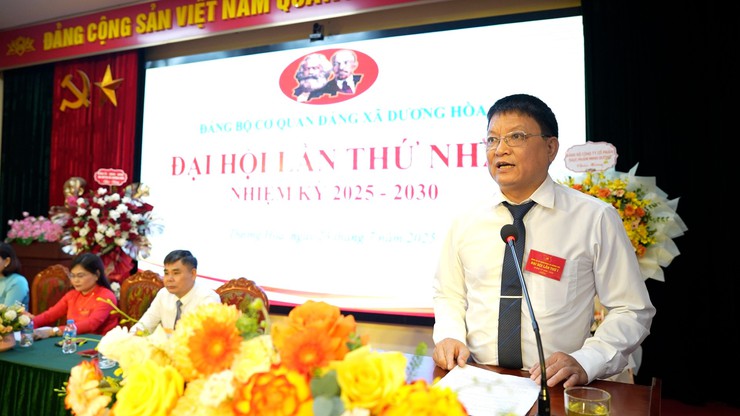Đại hội Đảng bộ cơ quan Đảng xã Dương Hoà tổ chức Đại hội lần thứ I, nhiệm kỳ 2025 – 2030- Ảnh 6.