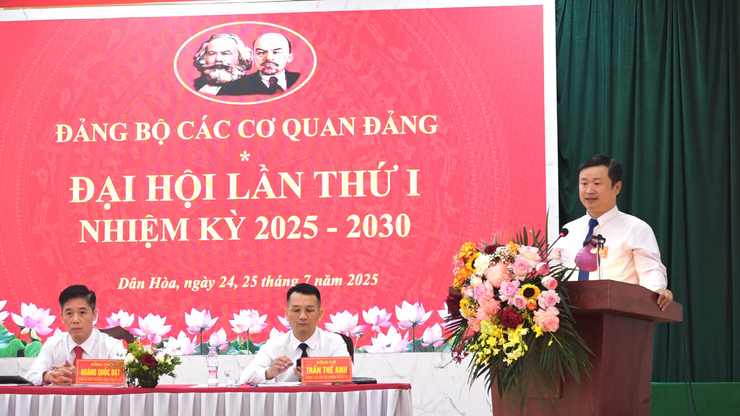 ĐẠI HỘI ĐẢNG BỘ CÁC CƠ QUAN ĐẢNG XÃ DÂN HÒA NHIỆM KỲ 2025–2030 THÀNH CÔNG TỐT ĐẸP- Ảnh 11.