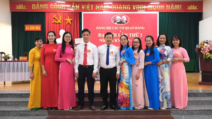 ĐẠI HỘI ĐẢNG BỘ CÁC CƠ QUAN ĐẢNG XÃ DÂN HÒA NHIỆM KỲ 2025–2030 THÀNH CÔNG TỐT ĐẸP- Ảnh 13.