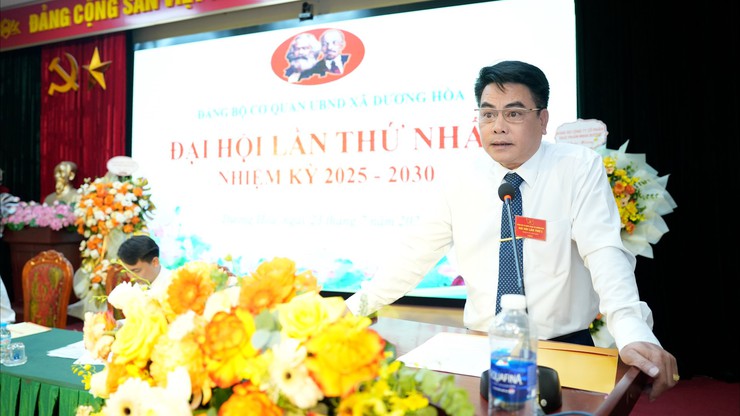 Đại hội Đảng bộ cơ quan UBND xã Dương Hoà lần thứ I, nhiệm kỳ 2025 – 2030 - Ảnh 4.