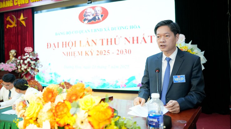 Đại hội Đảng bộ cơ quan UBND xã Dương Hoà lần thứ I, nhiệm kỳ 2025 – 2030 - Ảnh 8.