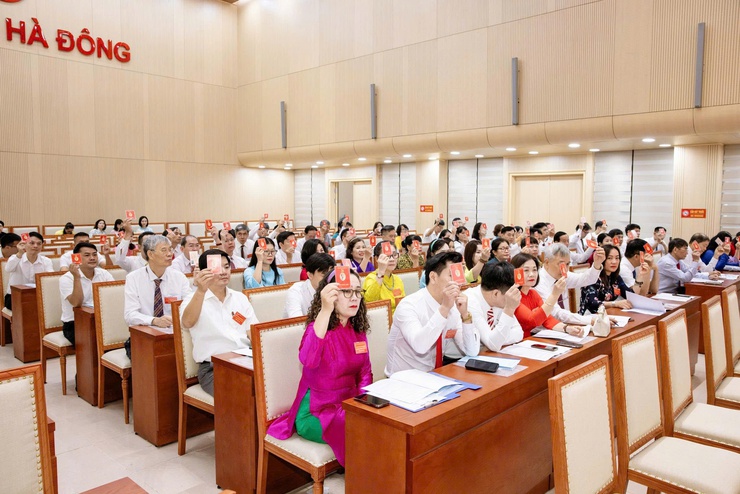 Đại hội đại biểu Đảng bộ Doanh nghiệp phường Hà Đông lần thứ I, nhiệm kỳ 2025–2030 thành công tốt đẹp- Ảnh 3.
