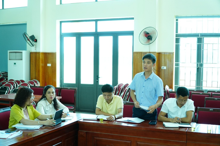 Hội nghị Tiểu ban tuyên truyền, khánh tiết và Tiểu ban tổ chức, phục vụ Đại hội đại biểu Đảng bộ xã Chuyên Mỹ lần thứ I, nhiệm kỳ 2025-2030- Ảnh 3.