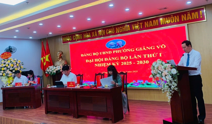 Xây dựng phường Giảng Võ văn minh, hiện đại, giàu bản sắc trong kỷ nguyên mới- Ảnh 1.