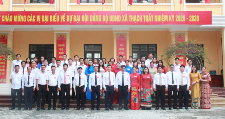 Đại hội Đảng bộ UBND xã Thạch Thất lần thứ Nhất, nhiệm kỳ 2025 - 2030: Dấu mốc quan trọng trong xây dựng chính quyền cơ sở vững mạnh, phục vụ Nhân dân.- Ảnh 7.