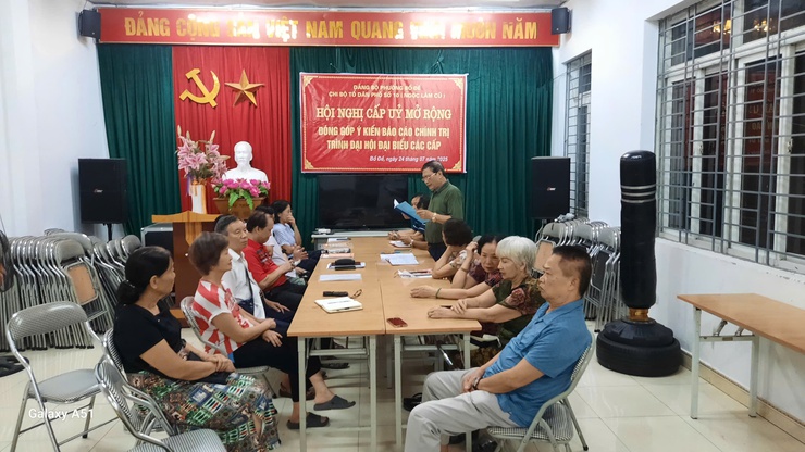 Phường Bồ Đề: Chuẩn bị mọi điều kiện để tổ chức thành công Đại hội đại biểu Đảng bộ phường lần thứ I, nhiệm kỳ 2025 - 2030- Ảnh 3.