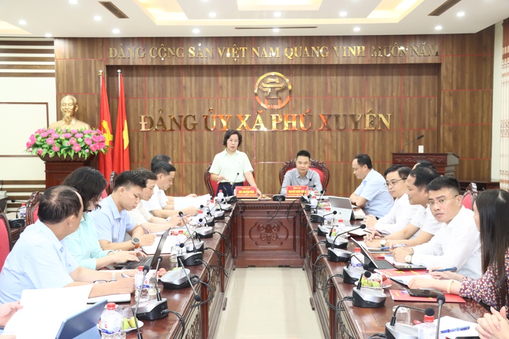 Kiểm tra công tác chuẩn bị Đại hội đại biểu Đảng bộ xã Phú Xuyên, nhiệm kỳ 2025 – 2030- Ảnh 2.