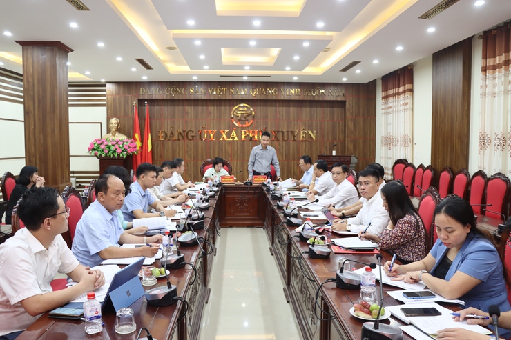 Kiểm tra công tác chuẩn bị Đại hội đại biểu Đảng bộ xã Phú Xuyên, nhiệm kỳ 2025 – 2030- Ảnh 3.