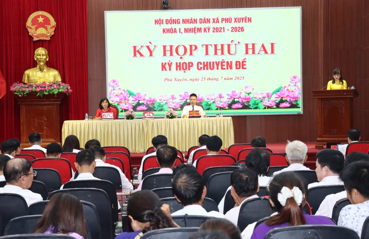 Kỳ họp thứ 2 HĐND xã khoá I nhiệm kỳ 2021 – 2026- Ảnh 1.