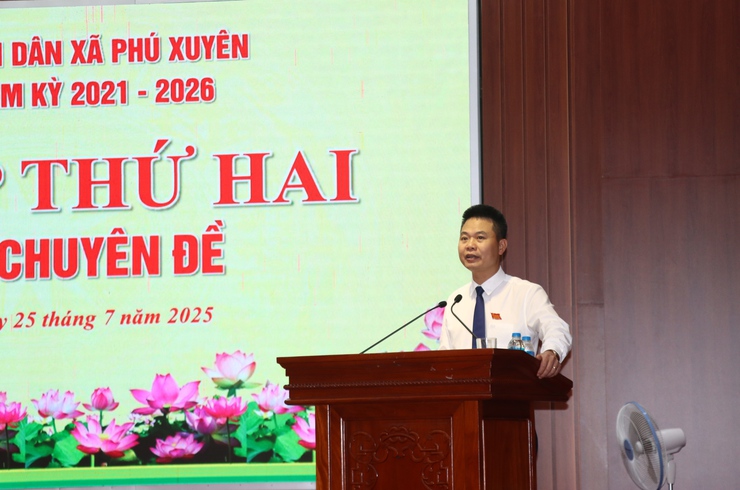 Kỳ họp thứ 2 HĐND xã khoá I nhiệm kỳ 2021 – 2026- Ảnh 2.