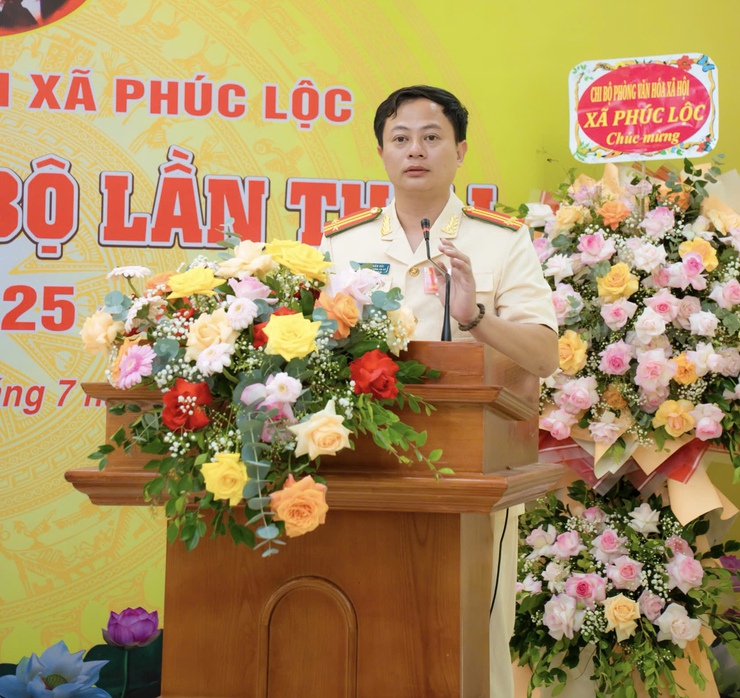Đại hội Đảng bộ Công an xã Phúc Lộc lần thứ I, nhiệm kỳ 2025 – 2030- Ảnh 3.