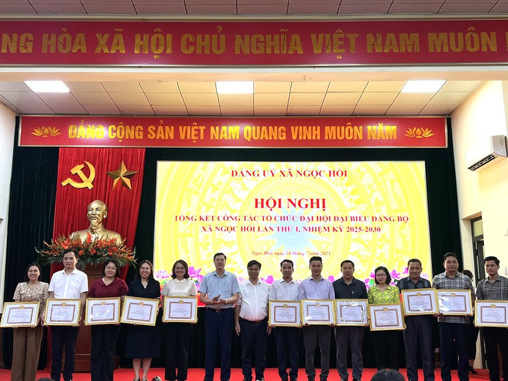 Xã Ngọc Hồi :Tổng kết công tác tổ chức Đại hội Đại biểu Đảng bộ xã Ngọc Hồi lần thứ I, nhiệm kỳ 2025 - 2030- Ảnh 7.