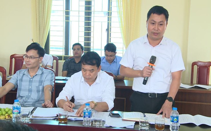 Các đồng chí lãnh đạo xã Phúc Lộc làm việc với Ban Quản lý dự án đầu tư – Hạ tầng- Ảnh 3.