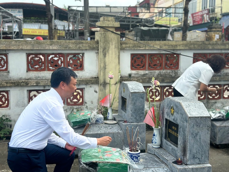 Đoàn lãnh đạo Đảng ủy - HĐND - UBND - UB MTTQ Việt Nam xã Thiên Lộc viếng Nghĩa trang liệt sỹ nhân kỷ niệm 78 năm ngày Thương binh - Liệt sỹ (27/7/1947 - 27/7/2025)- Ảnh 24.