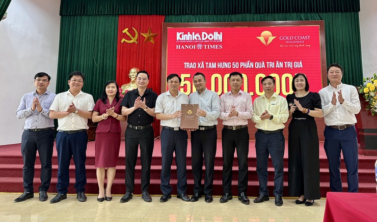 Tam Hưng: Chính quyền địa phương, Báo Kinh tế & Đô thị và Tập đoàn Bờ Biển Vàng tri ân các gia đình chính sách- Ảnh 1.