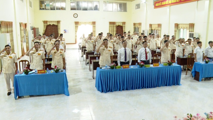 Đại hội Đảng bộ Công an xã Ứng Hoà lần thứ I, nhiệm kỳ 2025 - 2030 thành công tốt đẹp.- Ảnh 5.