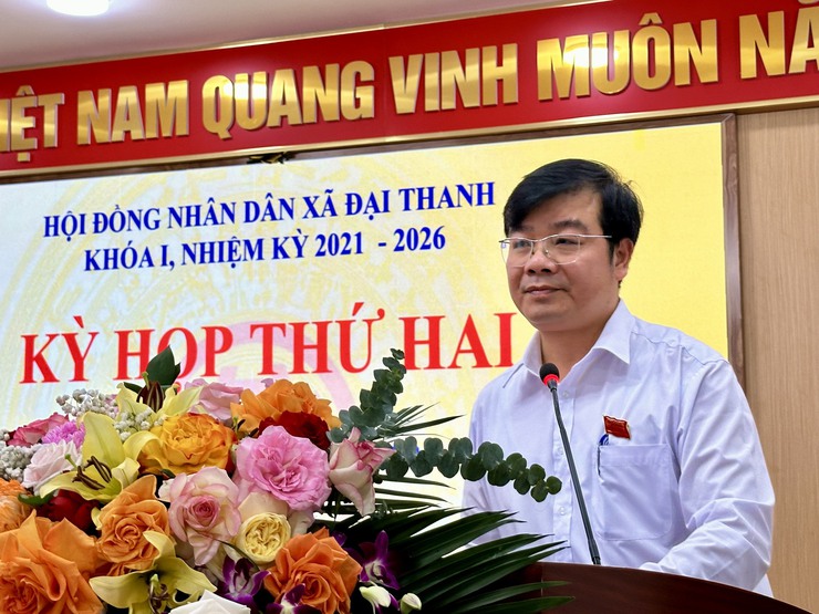 KỲ HỌP THỨ HAI HĐND XÃ ĐẠI THANH THÔNG QUA 5 NGHỊ QUYẾT QUAN TRỌNG- Ảnh 5.
