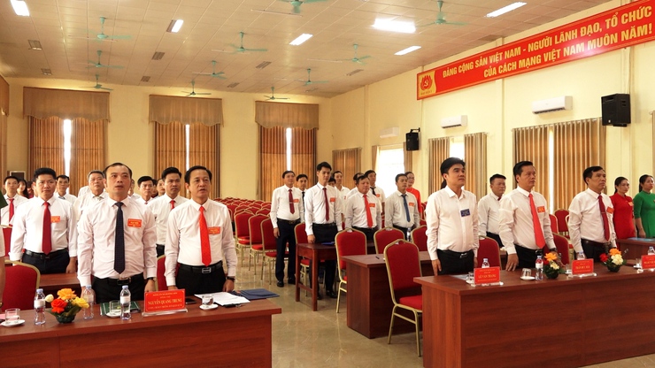 Đại hội Đảng bộ các cơ quan Đảng xã Hương Sơn lần thứ I- Ảnh 1.