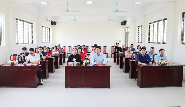 Xã Quốc Oai tổ chức hội nghị khởi công phần bổ sung công trình Trường Tiểu học Thạch Thán- Ảnh 1.