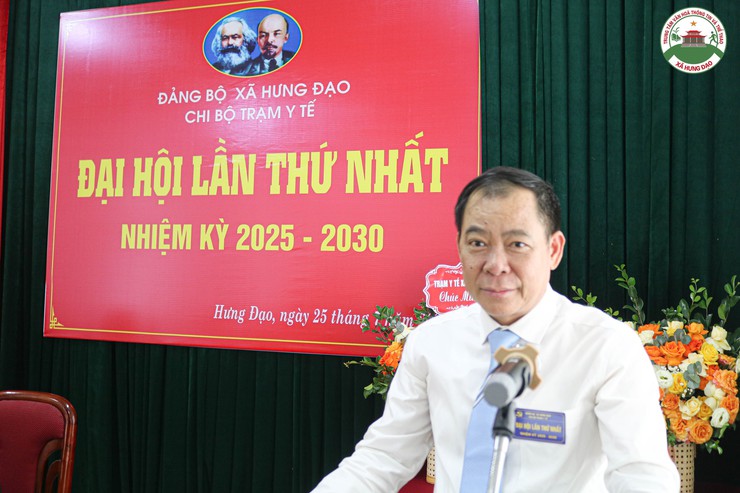 Chi bộ Trạm Y tế xã Hưng Đạo tổ chức Đại hội lần thứ I nhiệm kỳ 2025-2030- Ảnh 13.