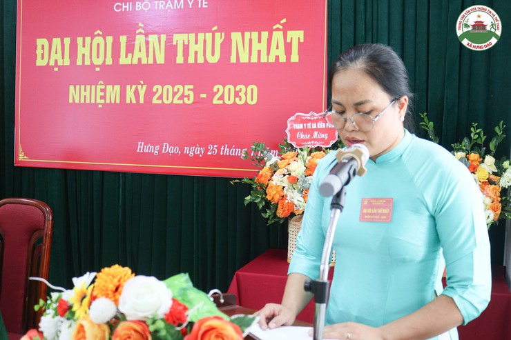 Chi bộ Trạm Y tế xã Hưng Đạo tổ chức Đại hội lần thứ I nhiệm kỳ 2025-2030- Ảnh 12.
