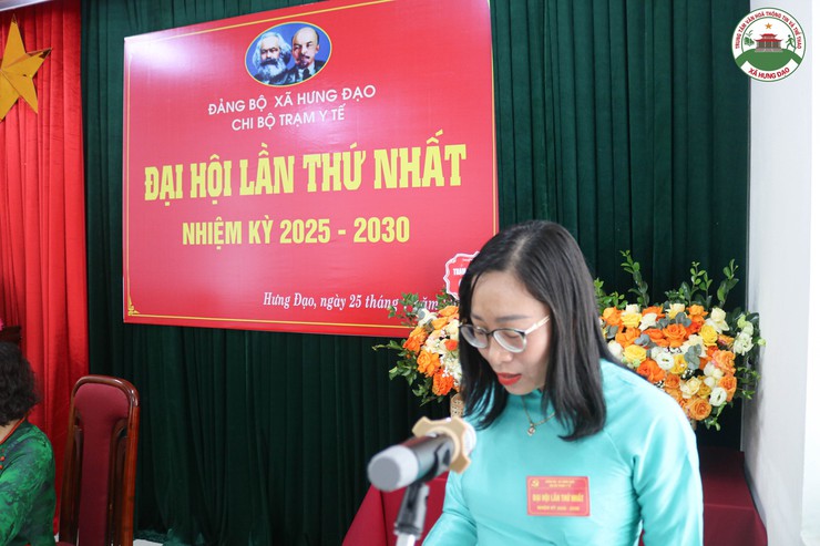 Chi bộ Trạm Y tế xã Hưng Đạo tổ chức Đại hội lần thứ I nhiệm kỳ 2025-2030- Ảnh 10.