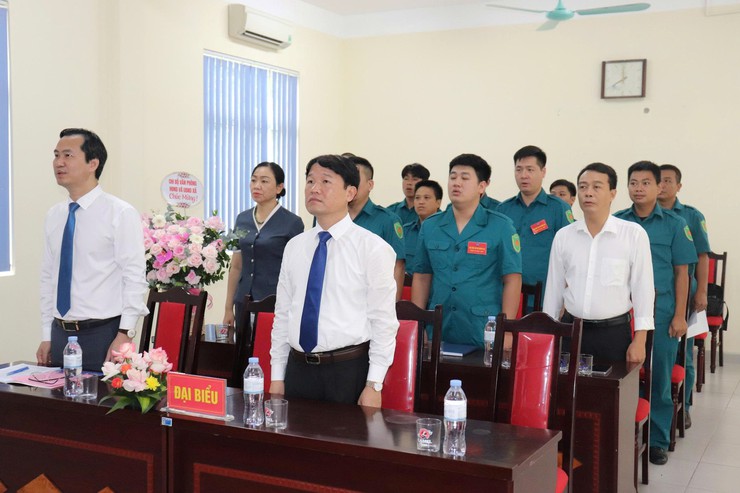 Đại hội Chi bộ Quân sự xã Thuận An lần thứ I, nhiệm kỳ 2025- 2030: Dấu mốc quan trọng trong công tác xây dựng lực lượng vũ trang địa phương- Ảnh 1.
