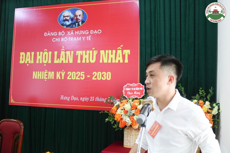 Chi bộ Trạm Y tế xã Hưng Đạo tổ chức Đại hội lần thứ I nhiệm kỳ 2025-2030- Ảnh 11.
