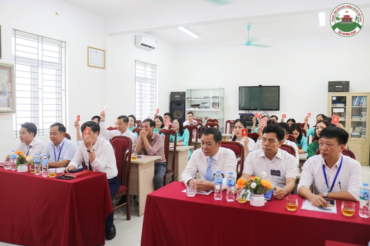 Chi bộ Trạm Y tế xã Hưng Đạo tổ chức Đại hội lần thứ I nhiệm kỳ 2025-2030- Ảnh 8.